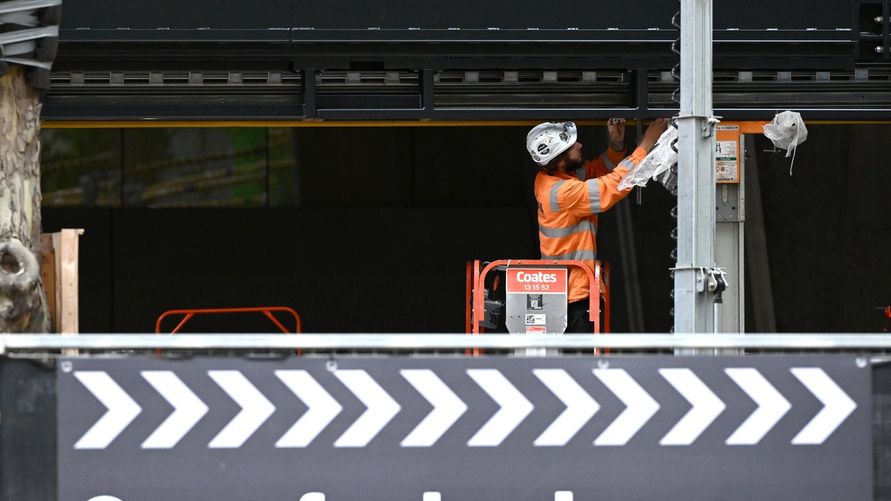Construction workers in Melbourne