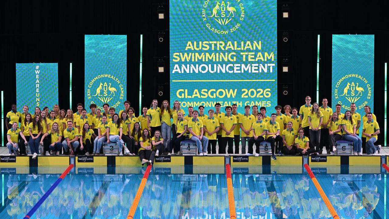 Australia swimming squad