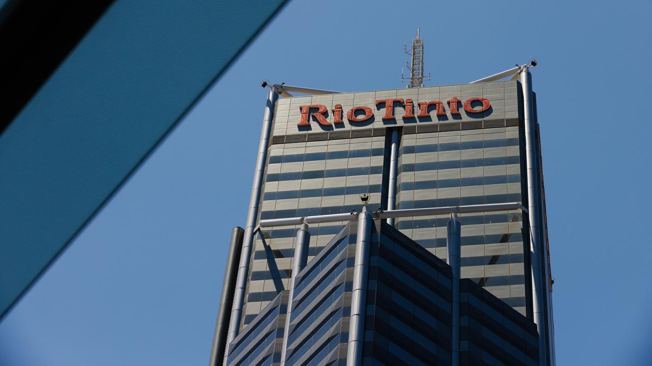 The Rio Tinto building in Perth (file image)