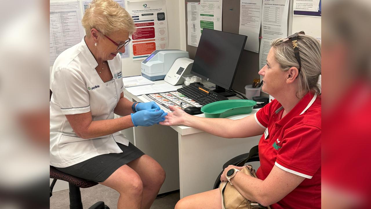 Pharmacist and patient