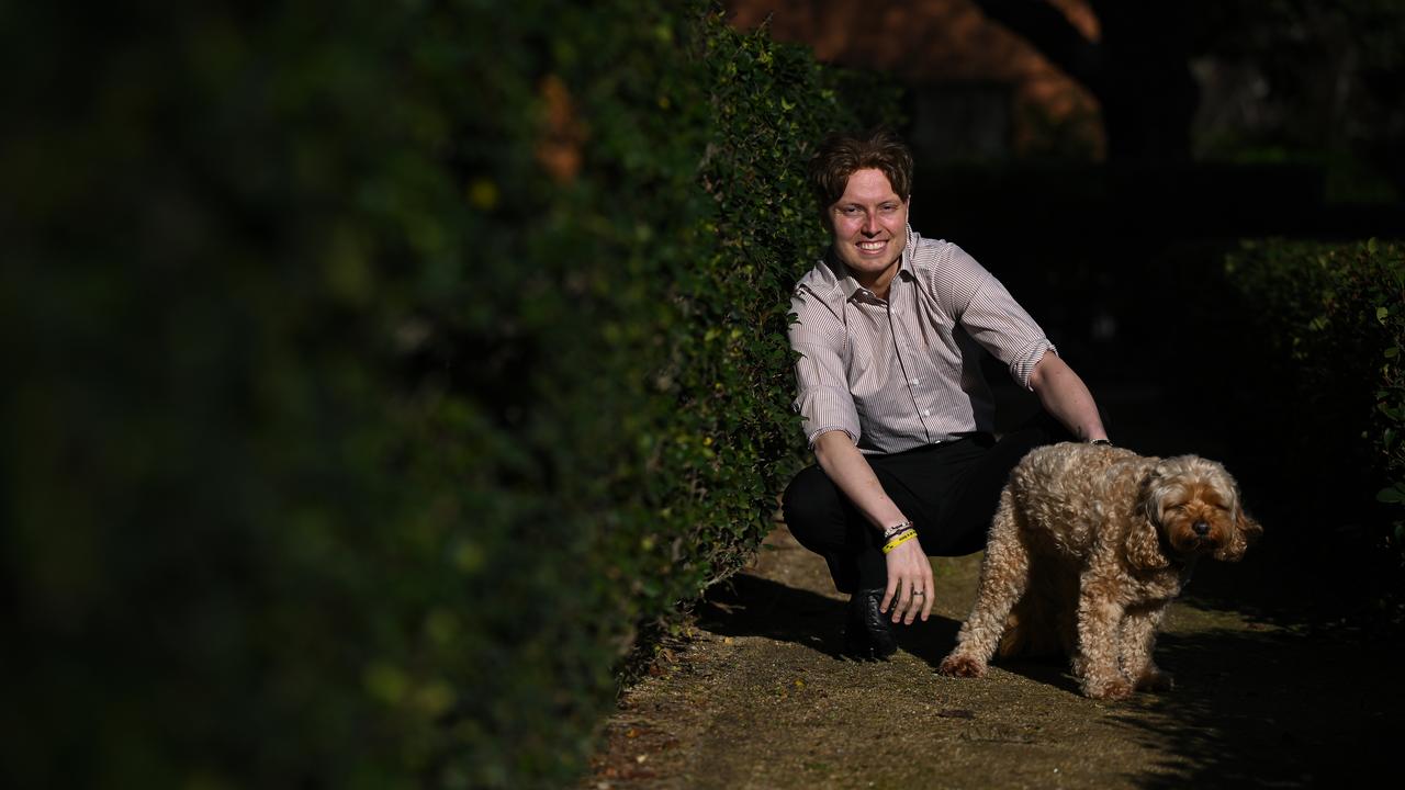 Sam Mathias poses for a photo
