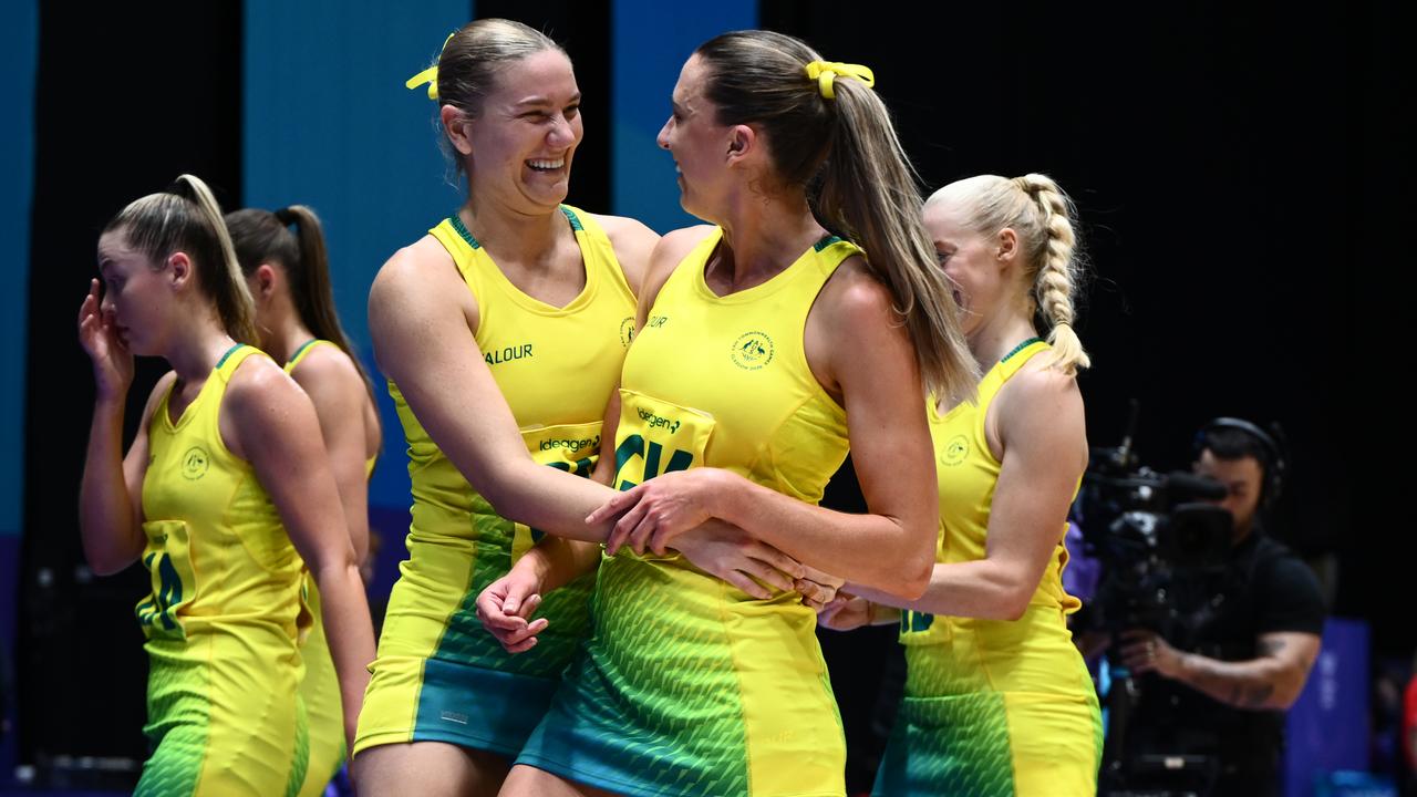 Australia players celebrate