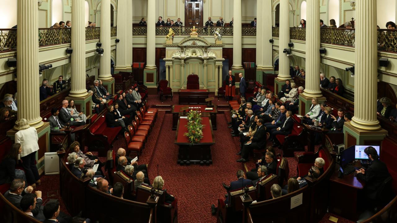 Victoria's Legislative Council chamber (file image)