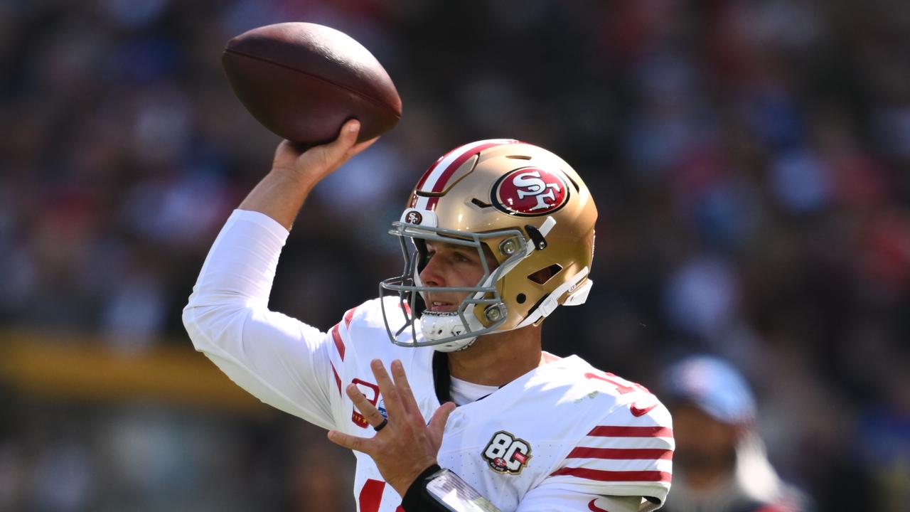 San Franciso quarterback Brock Purdy