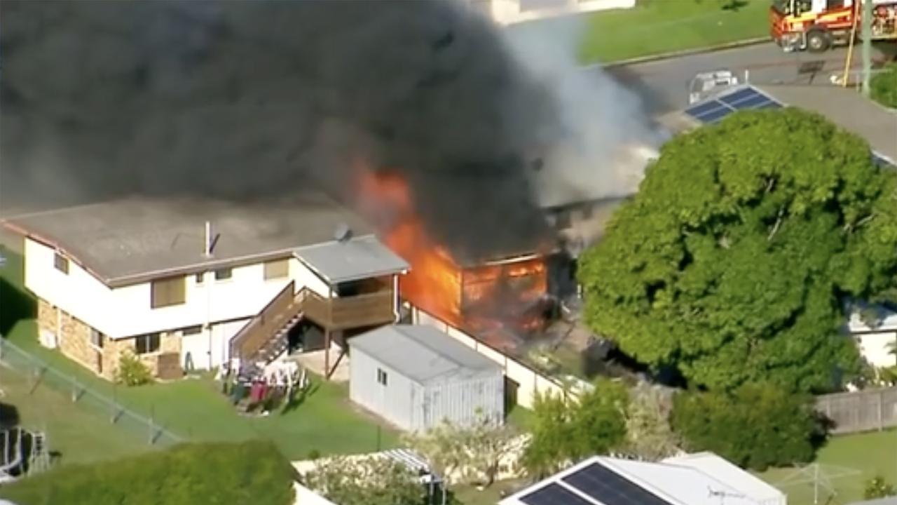 The house on fire (file)