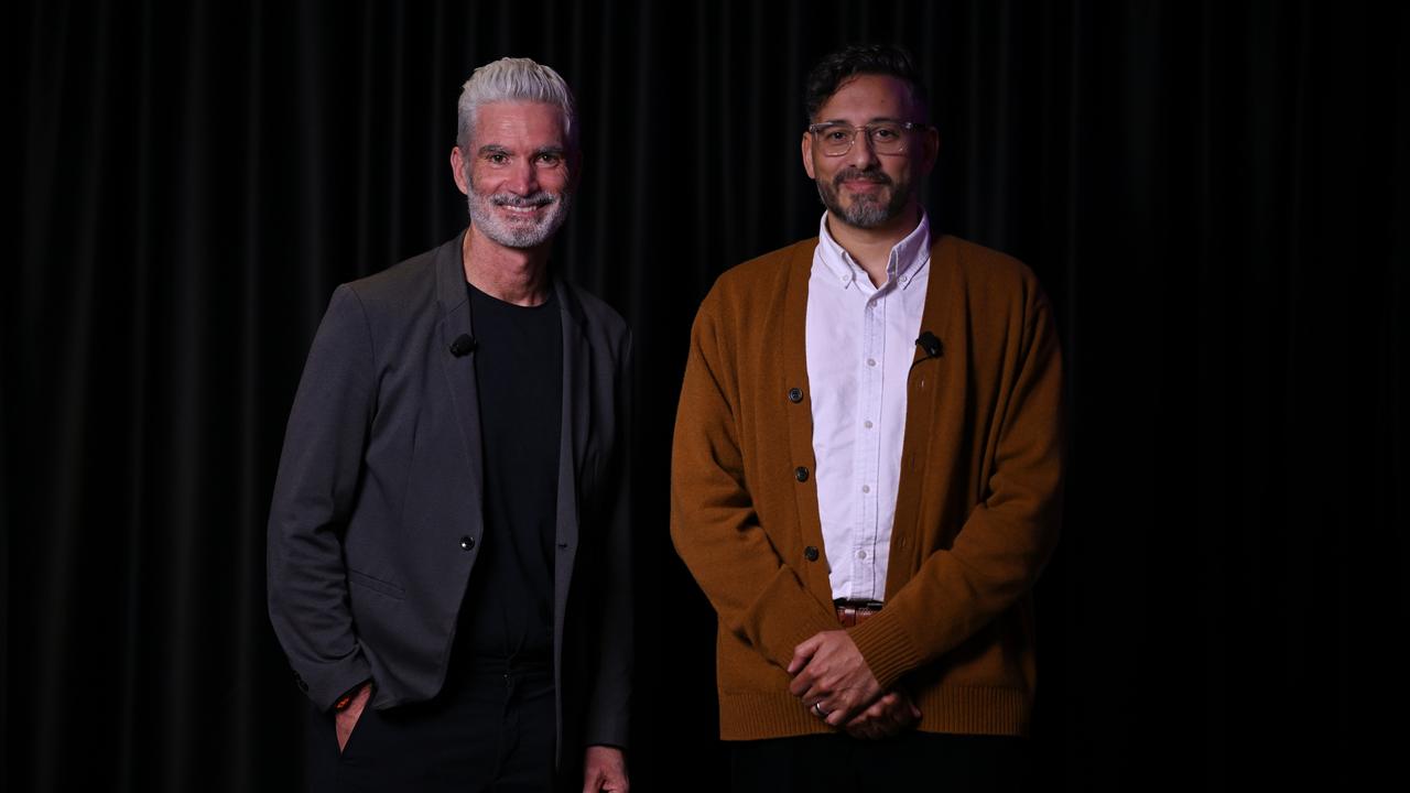 Craig Foster (left) and Professor Steven Roberts