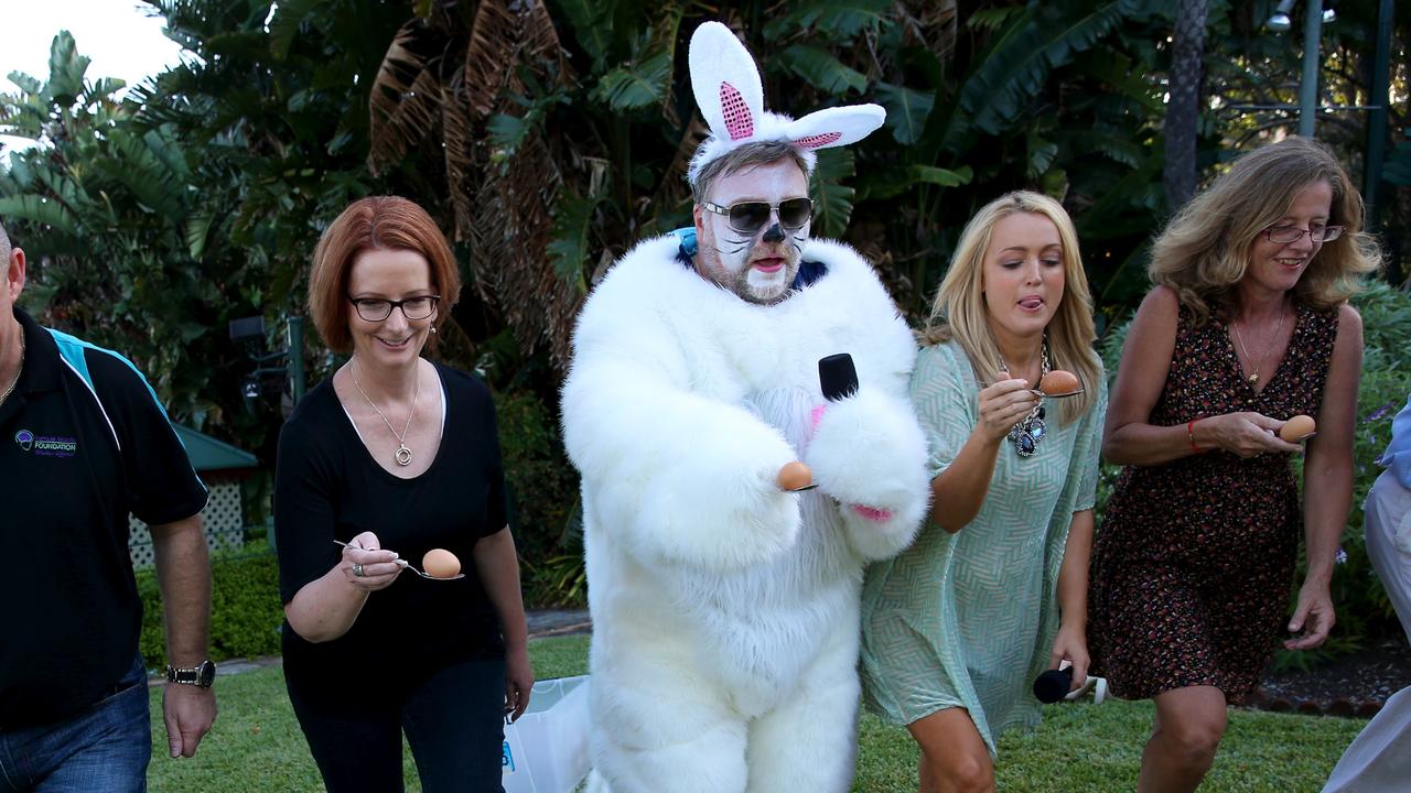 Julia Gillard, Kyle Sandilands and Jackie O