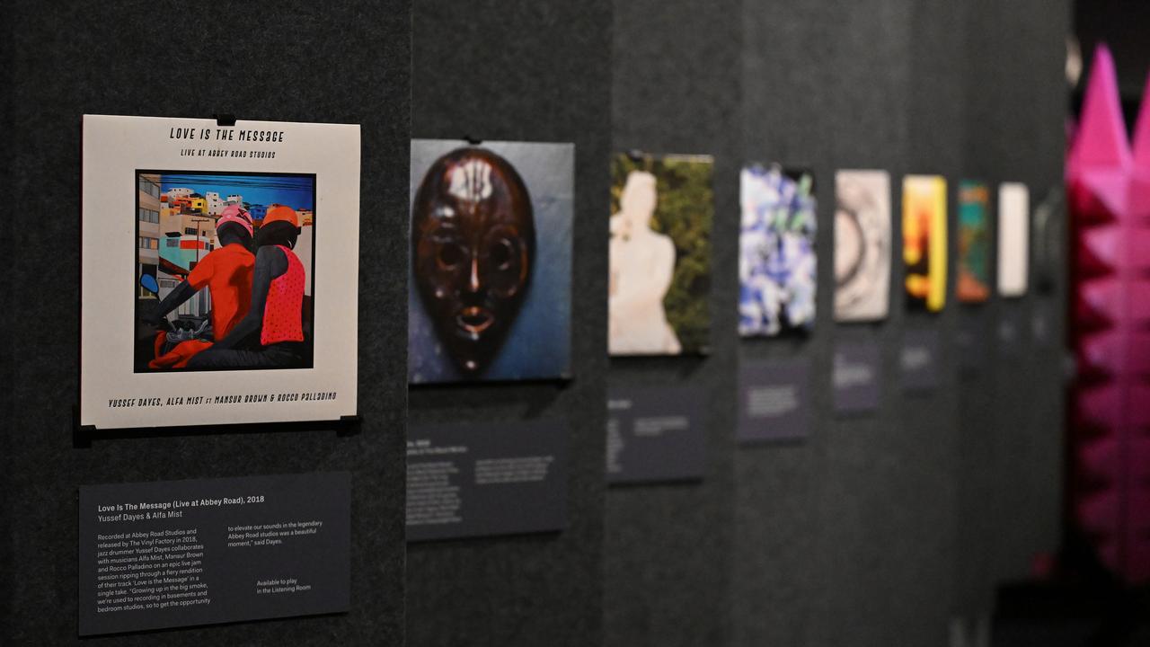 Artwork is seen as part of the Reverb exhibition