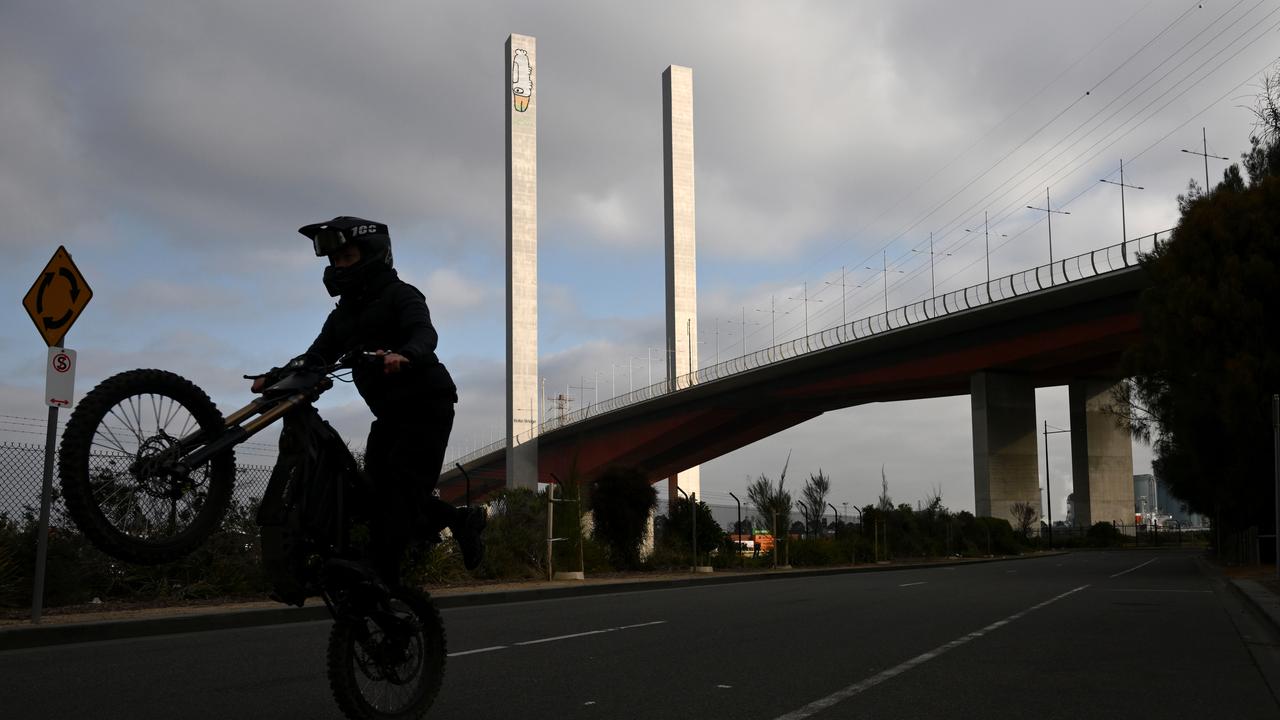 the Bolte Bridge