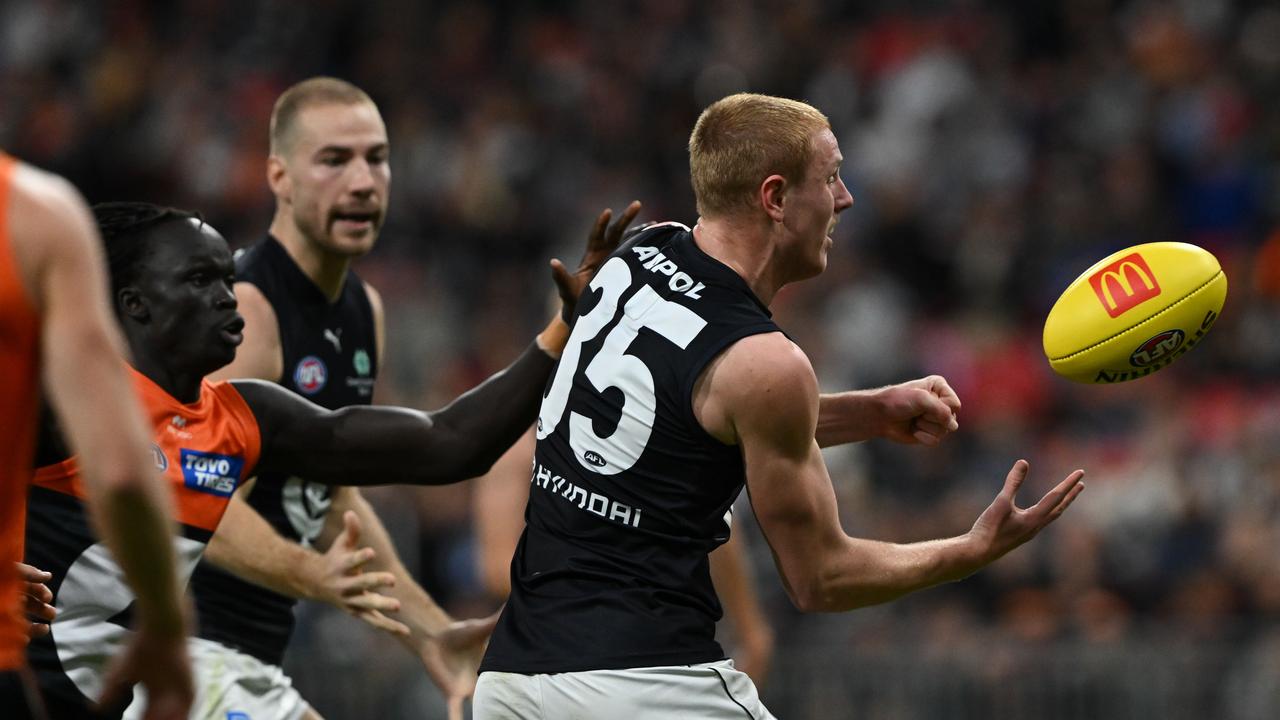 Harry Dean has been outstanding in defence for Carlton.