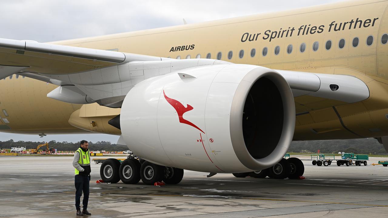 A Qantas Airbus (file)