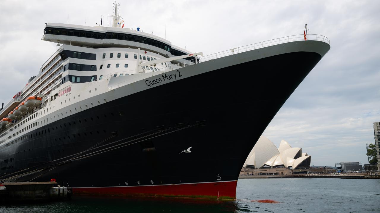 The Queen Mary II cruise ship.
