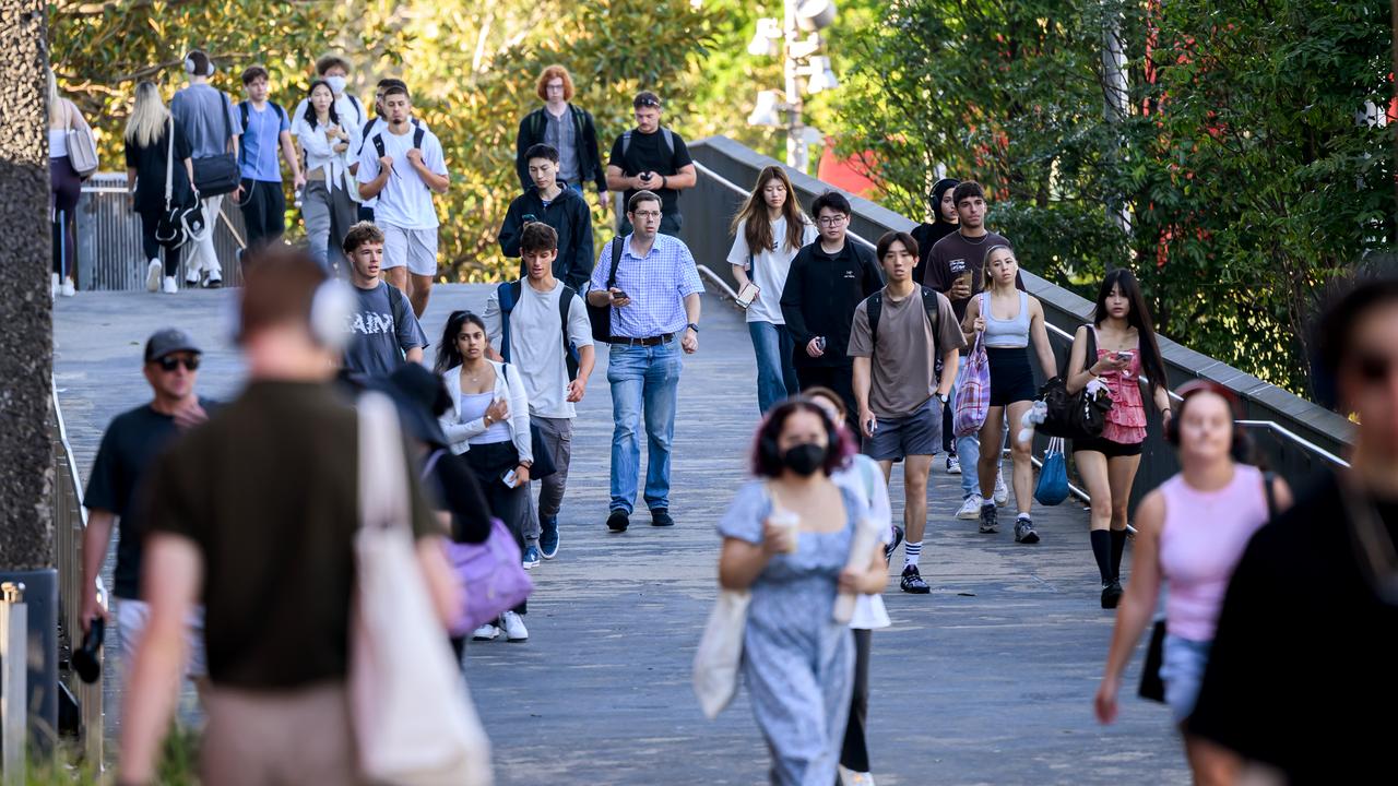 Students at the University of Sydney (file image)