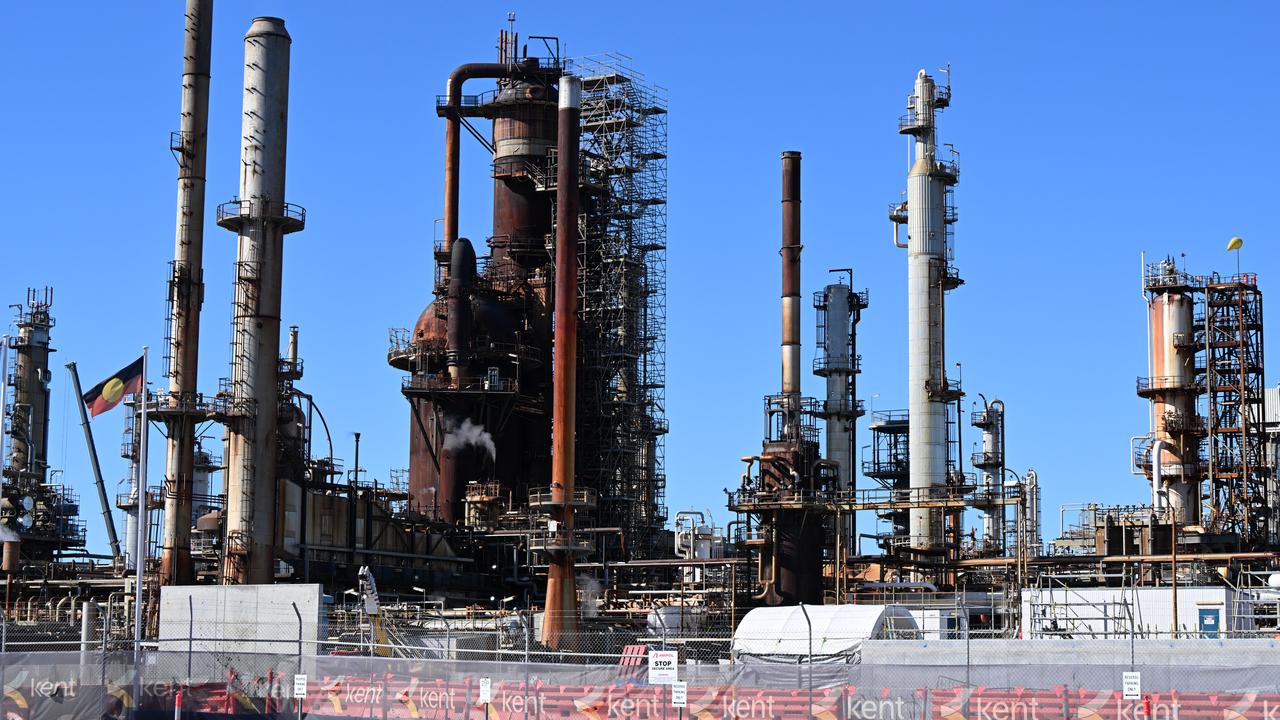 The Ampol Refinery in Brisbane (file image)