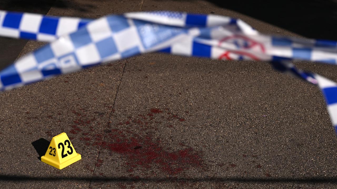 The scene of the fatal shooting
