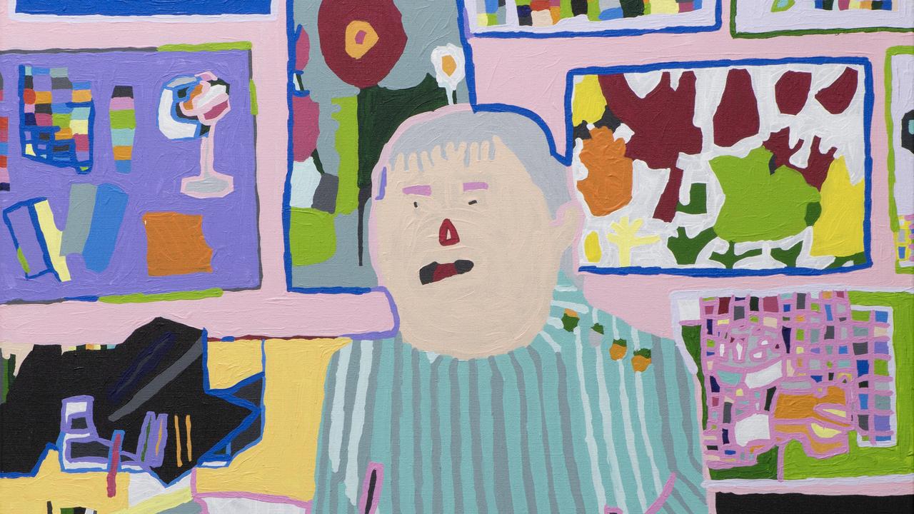2026 Archibald Prize finalist work, Fiona in the studio.