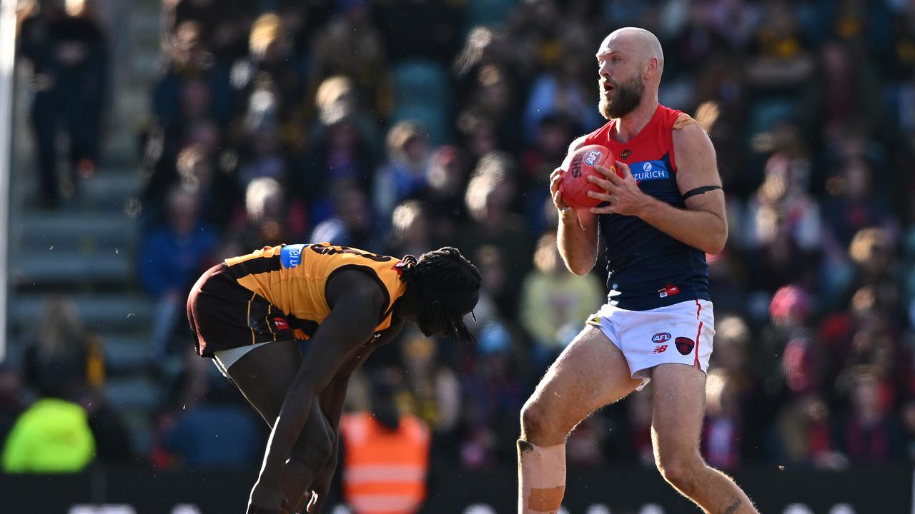 Melbourne captain Max Gawn
