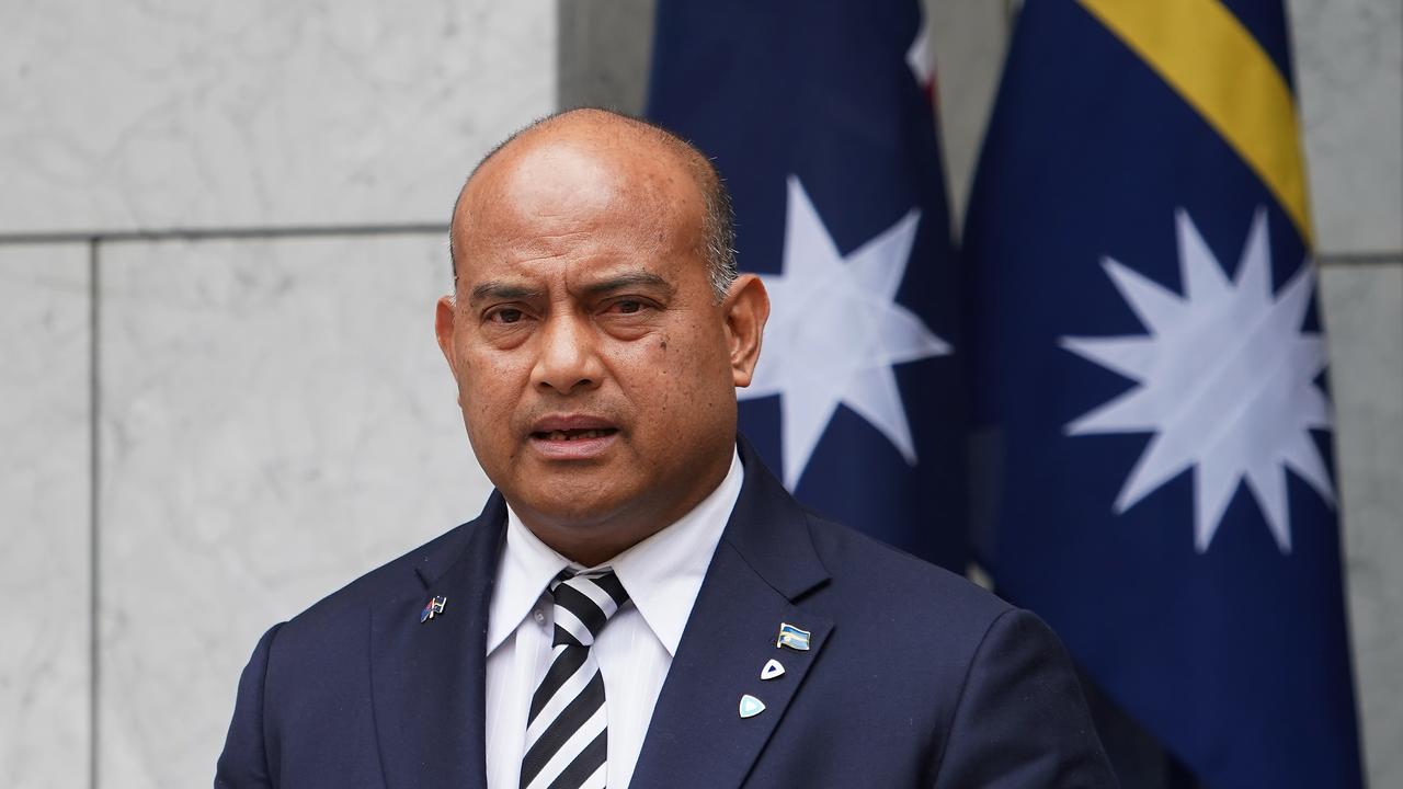 Nauru President David Adeang