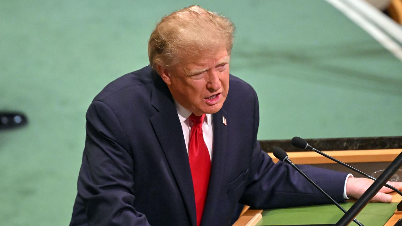 US President Donald Trump