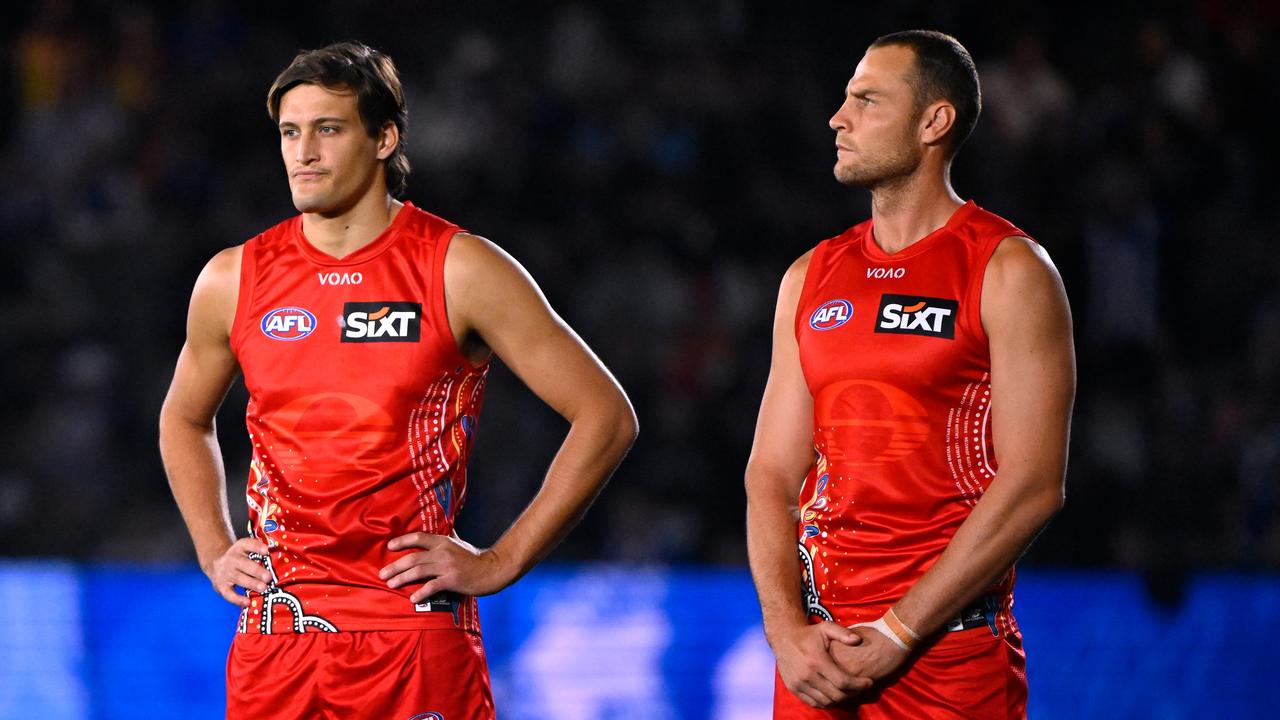 The Gold Coast's Ned Moyle and Jarrod Witts