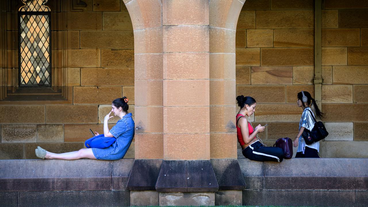University students on campus (file image)