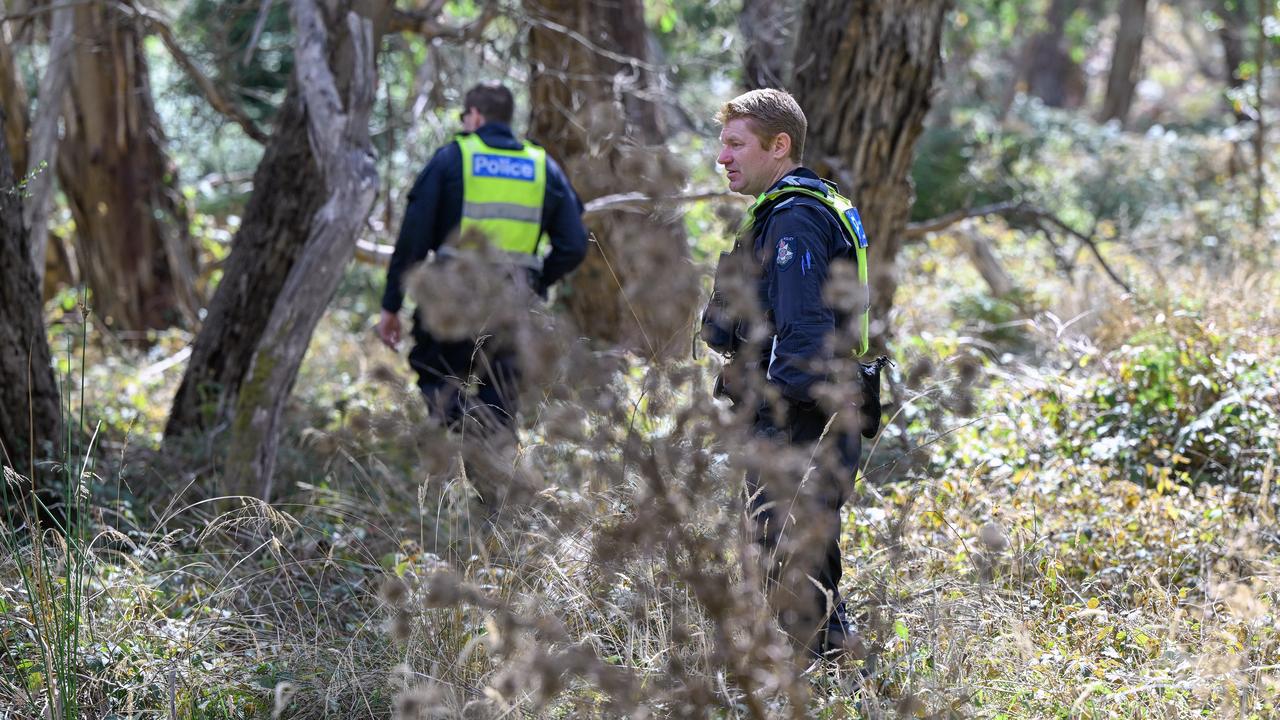 Police search bushland (file image)