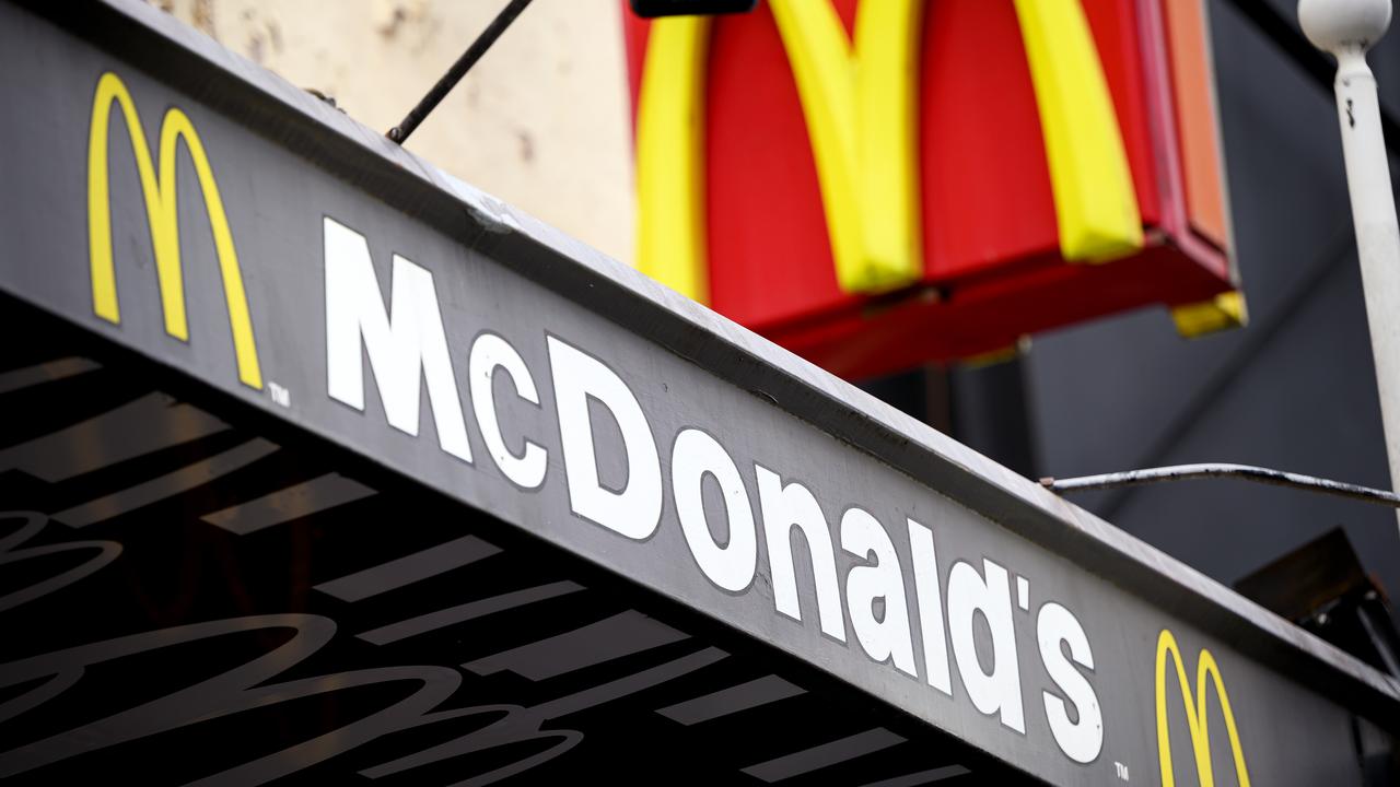 Signage for McDonald's (file image)