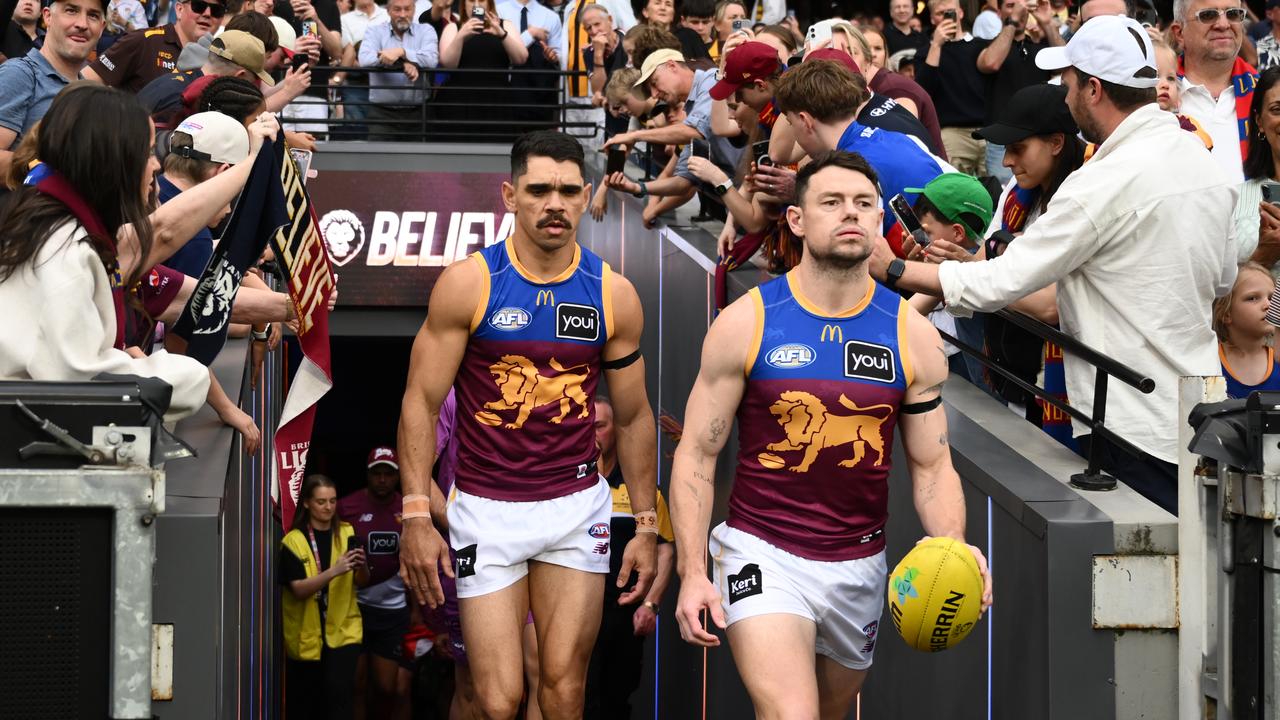 Charlie Cameron and Lachie Neale