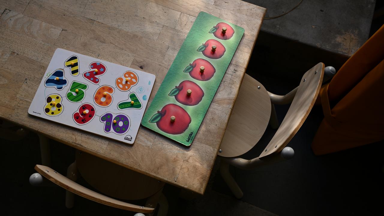 Puzzles at a childcare centre