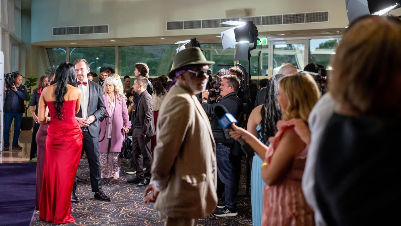 Guests arriving for the awards
