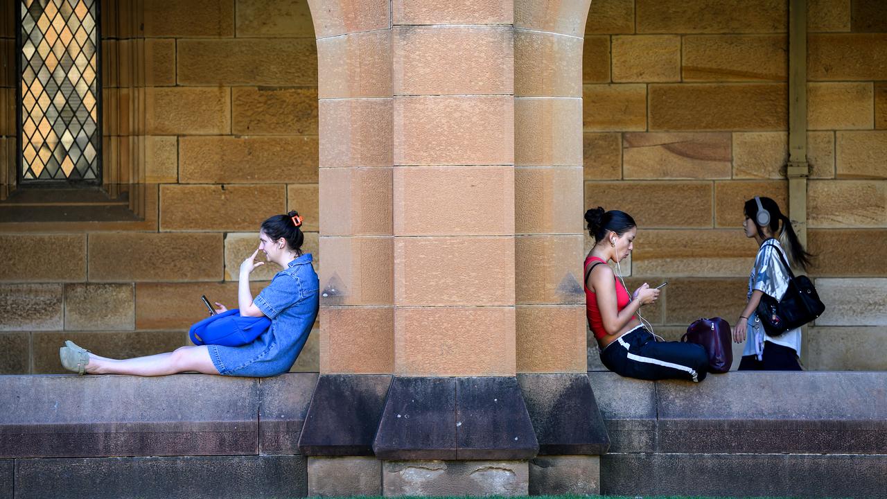 Students at the University of Sydney (file image)