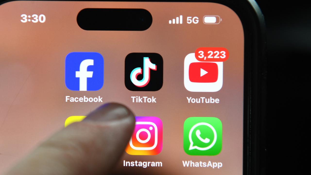 Social media apps (file image)