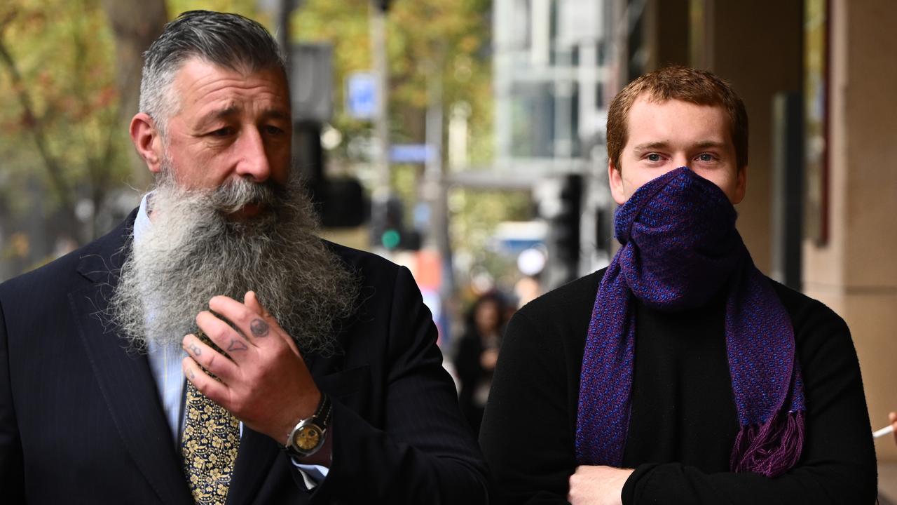 Lawyer Micky Milardovic and Leroy Gibson-Burrell 