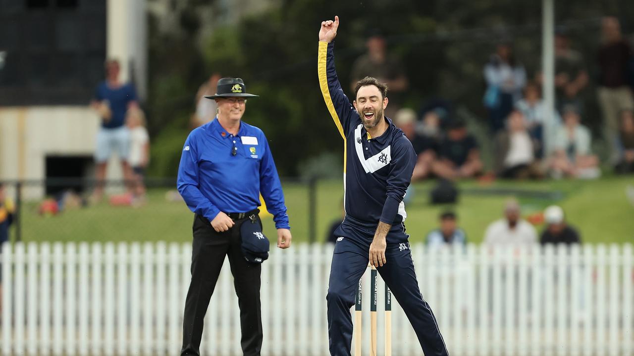 Glenn Maxwell picked up a wicket and took four catches for Victoria.