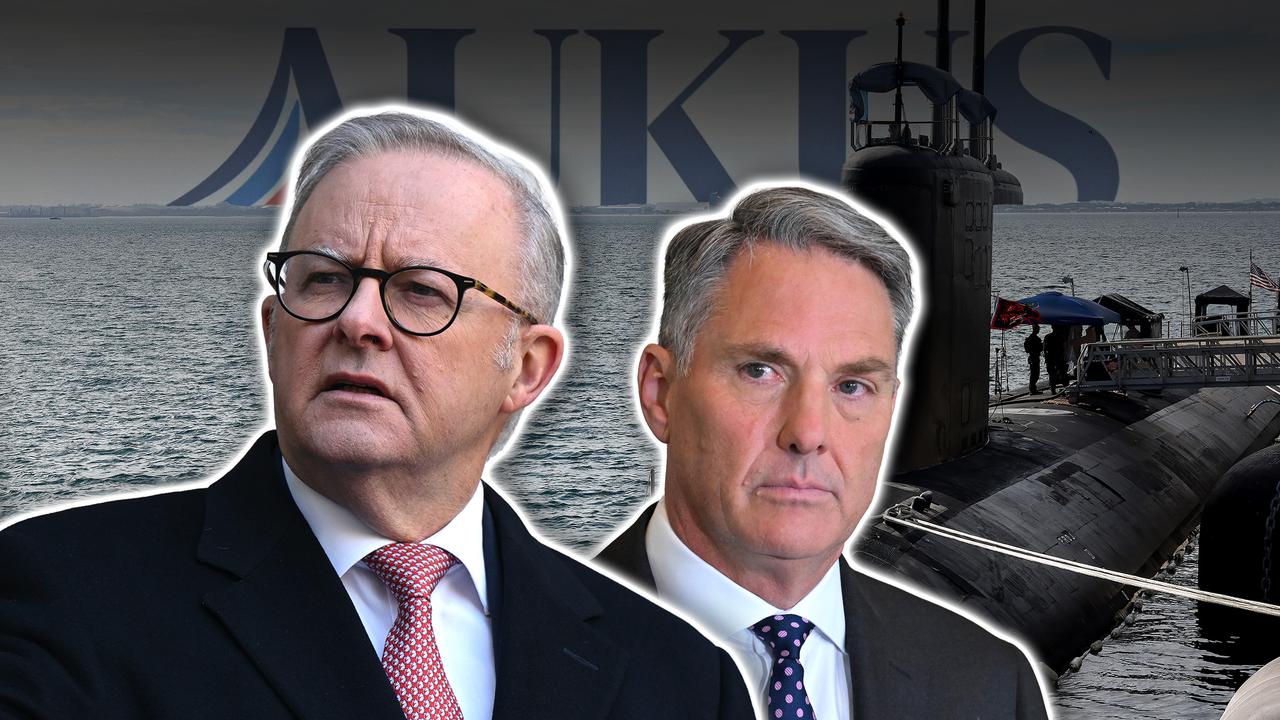 Composite image of Anthony Albanese, Defence Minister Richard Marles