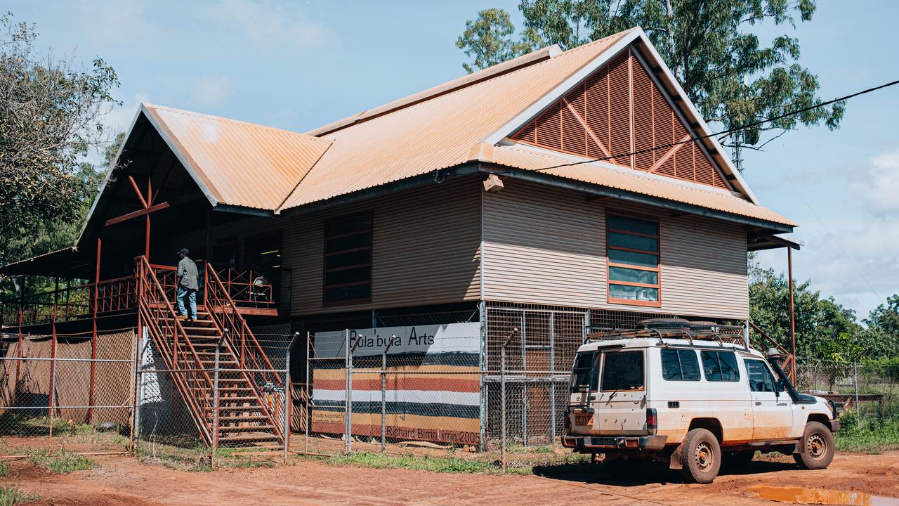 The Bula'Bula Aboriginal arts centre at Ramingining