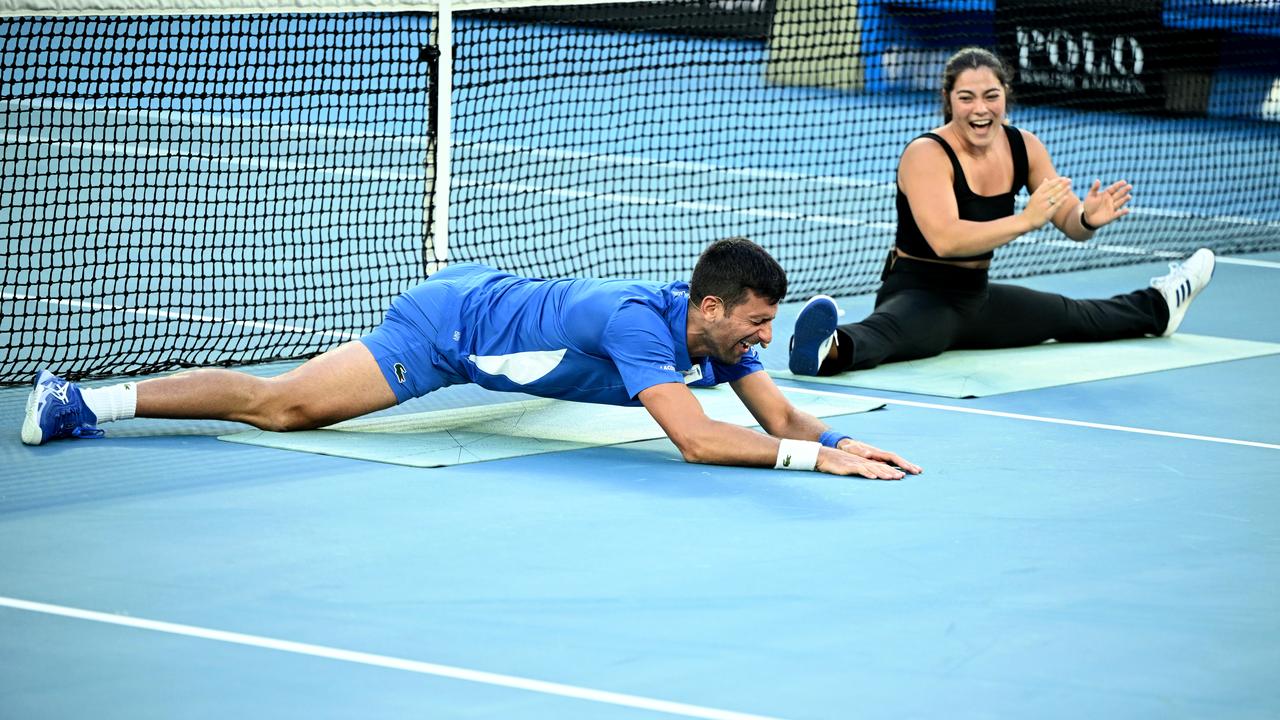 Georgia Godwin stretched Novak Djokovic at the 2024 Australian Open.