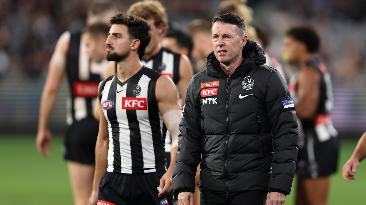 Collingwood coach Craig McRae.