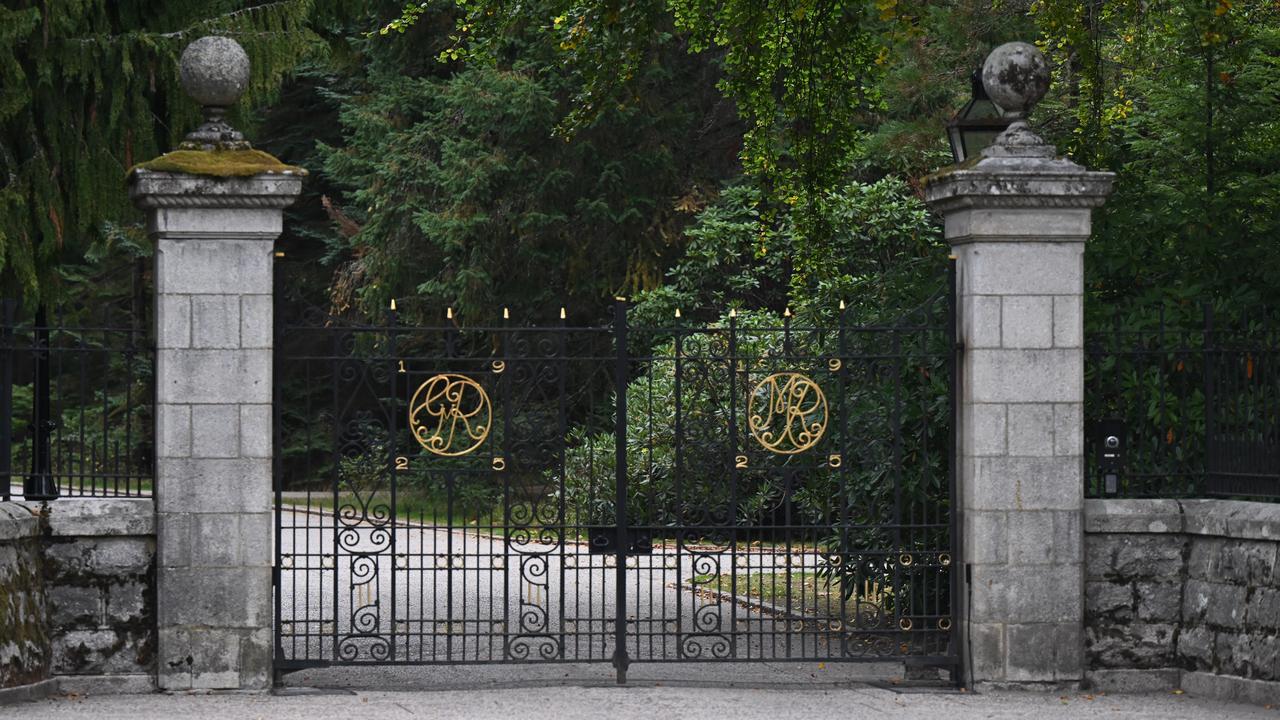 A file photo of Balmoral's gate