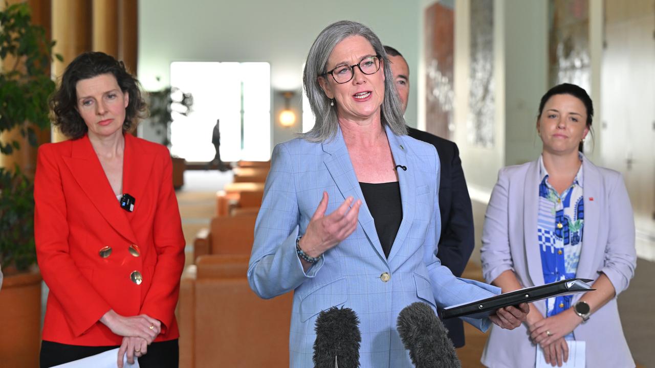 Independent MPs Allegra Spender (left) and Nicolette Boele
