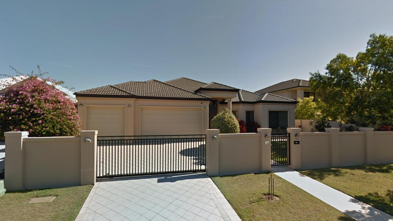 view of large home from the street 
