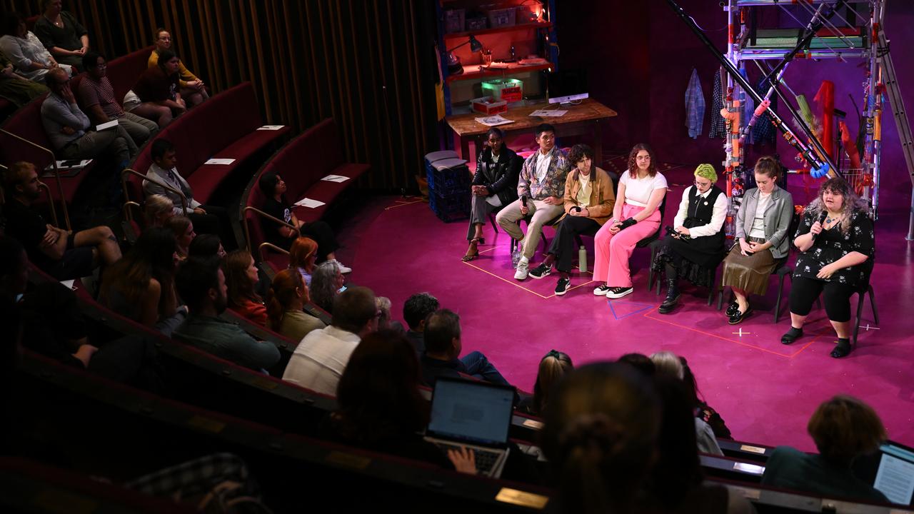 A panel of young people at an election forum (file image)