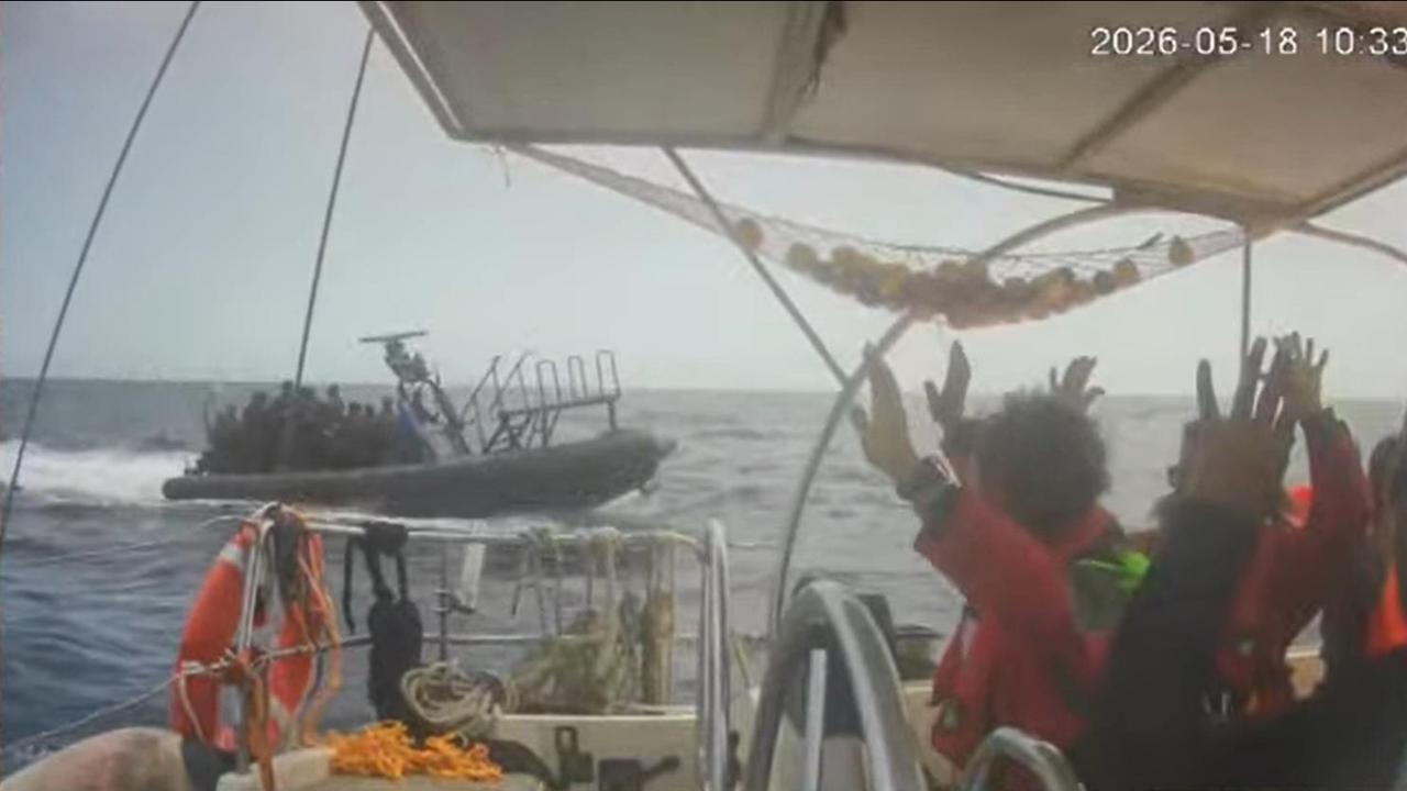 Members of the Global Sumud Flotilla are intercepted by Israel