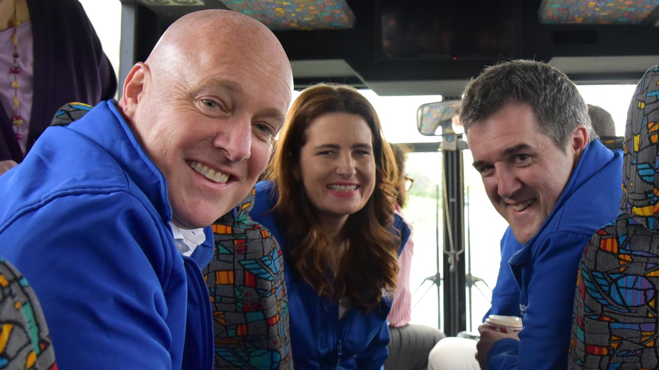 Chris Luxon, Nicola Willis and Chris Bishop