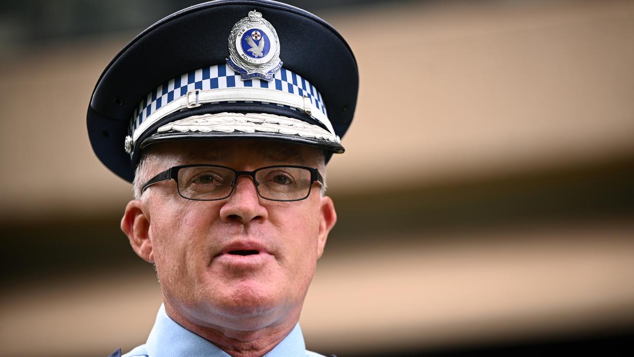 NSW Police Commissioner Mal Lanyon