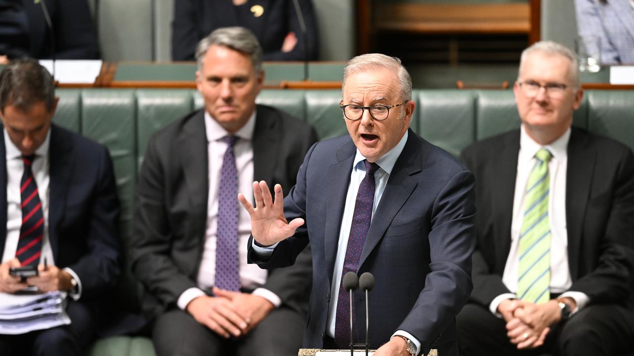 Prime Minister Anthony Albanese speaks during Question Time