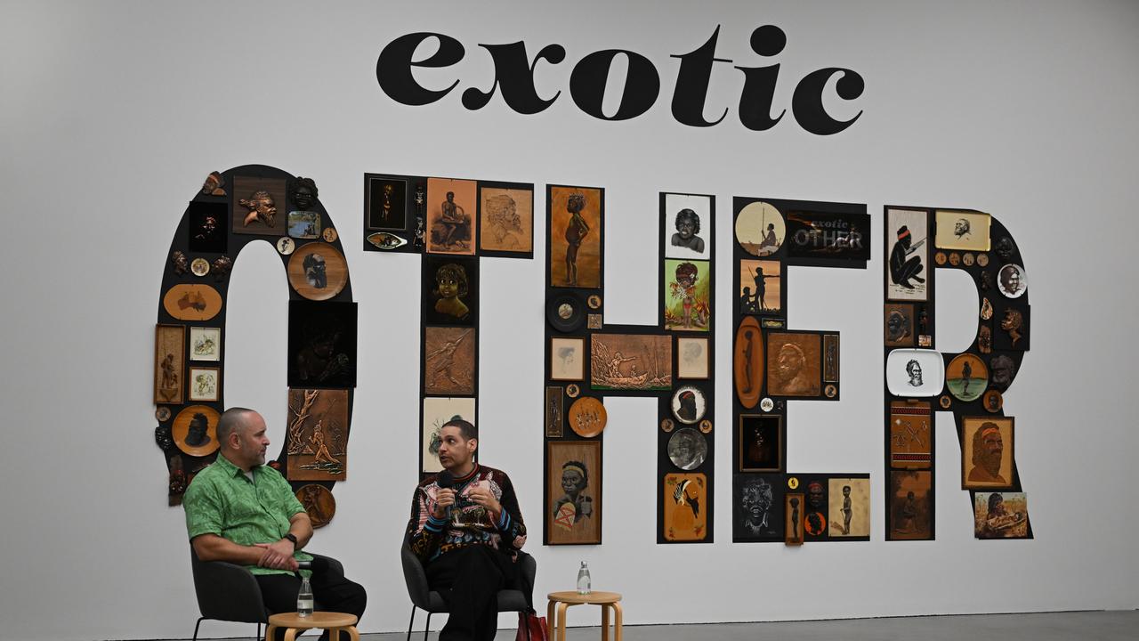 indigenous curator Bruce Johnson McLean and artist Tony Albert