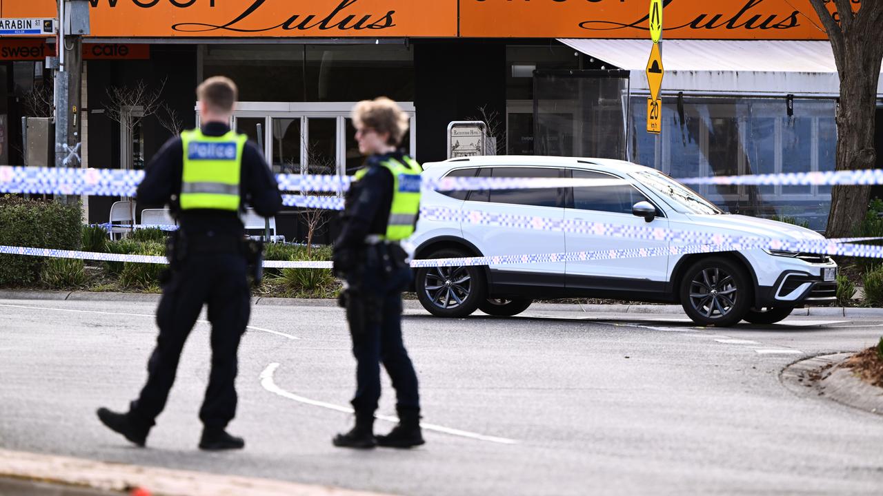 Police at homicide scene (file)