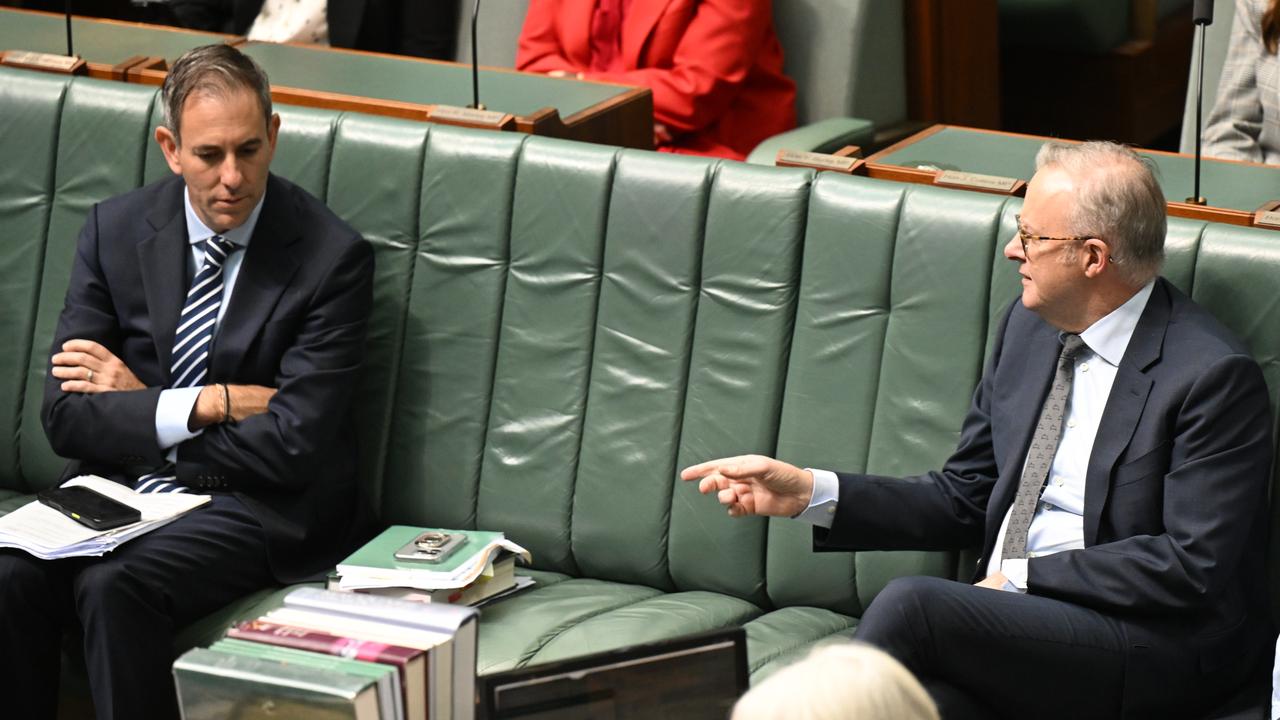 Treasurer Jim Chalmers and Prime Minister Anthony Albanese