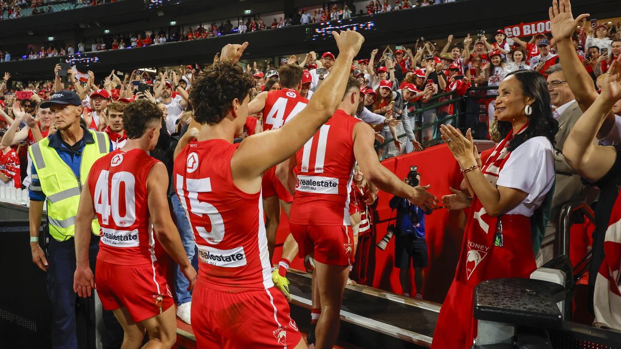 Swans beat Lions.